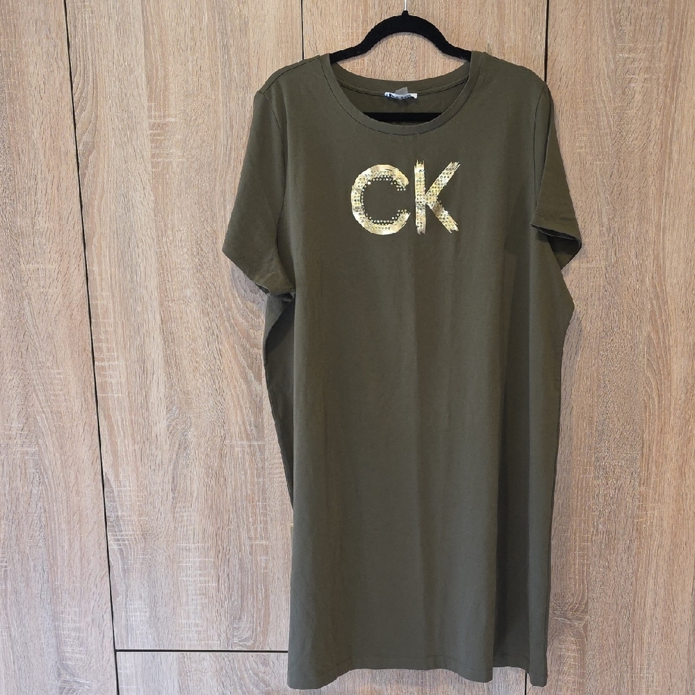 Calvin Klein Olive Dress